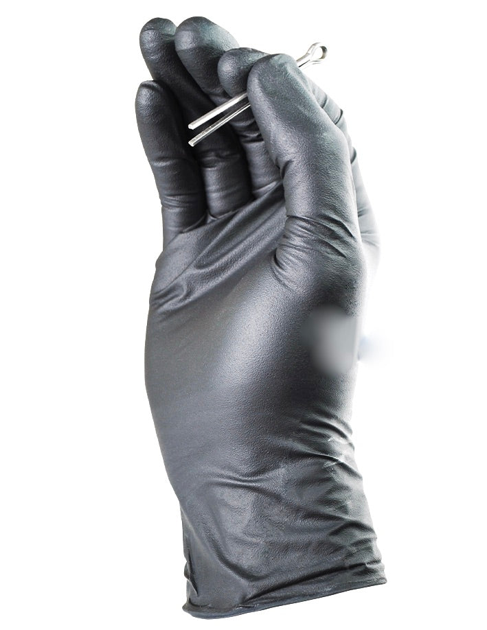 Black Rocket Nitrile Disposable Gloves supercellnz