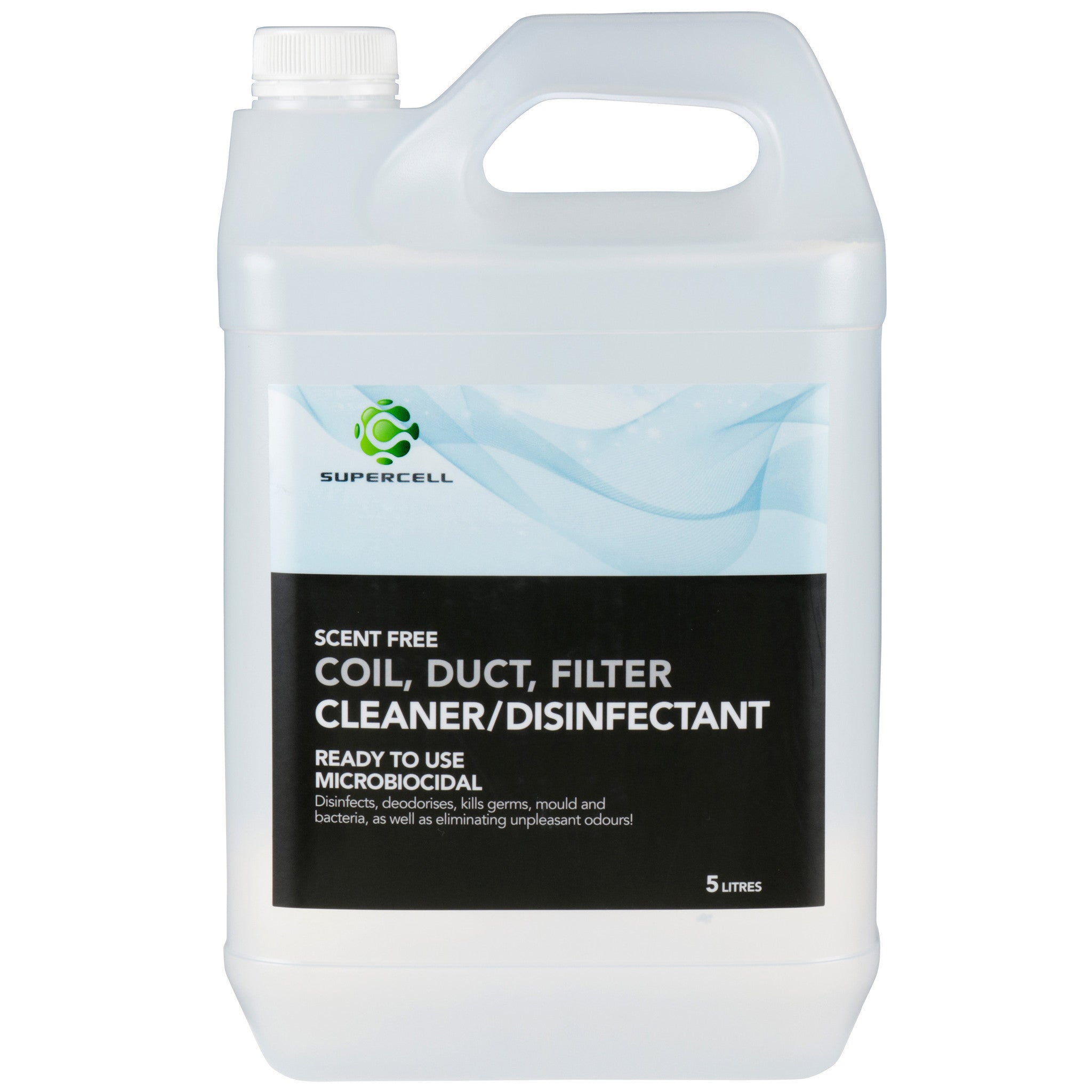 Supercell Coil Duct & Filter  Cleaner Disinfectant 5 ltr  SCENT FREE