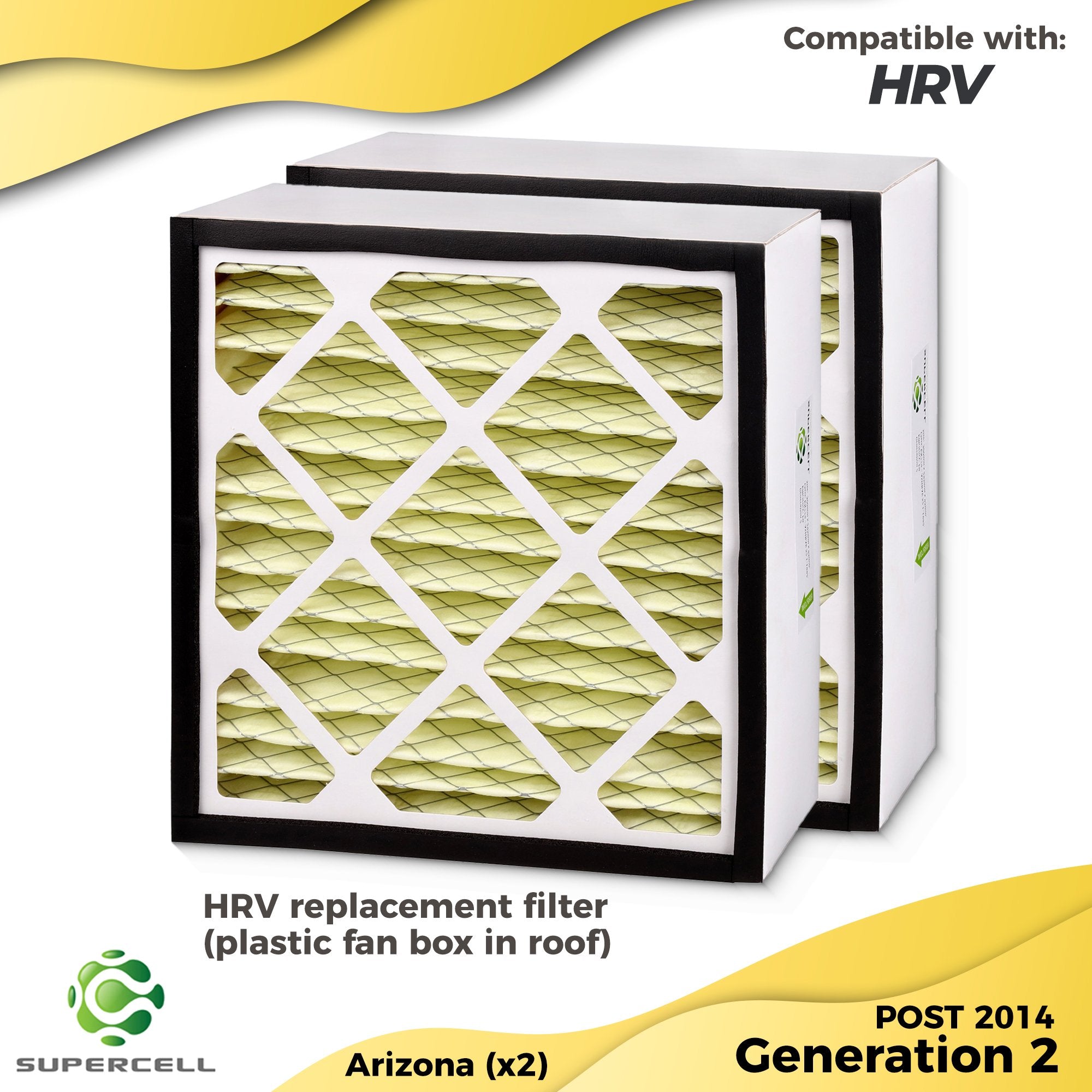 HRV ventilation filter including installation $160