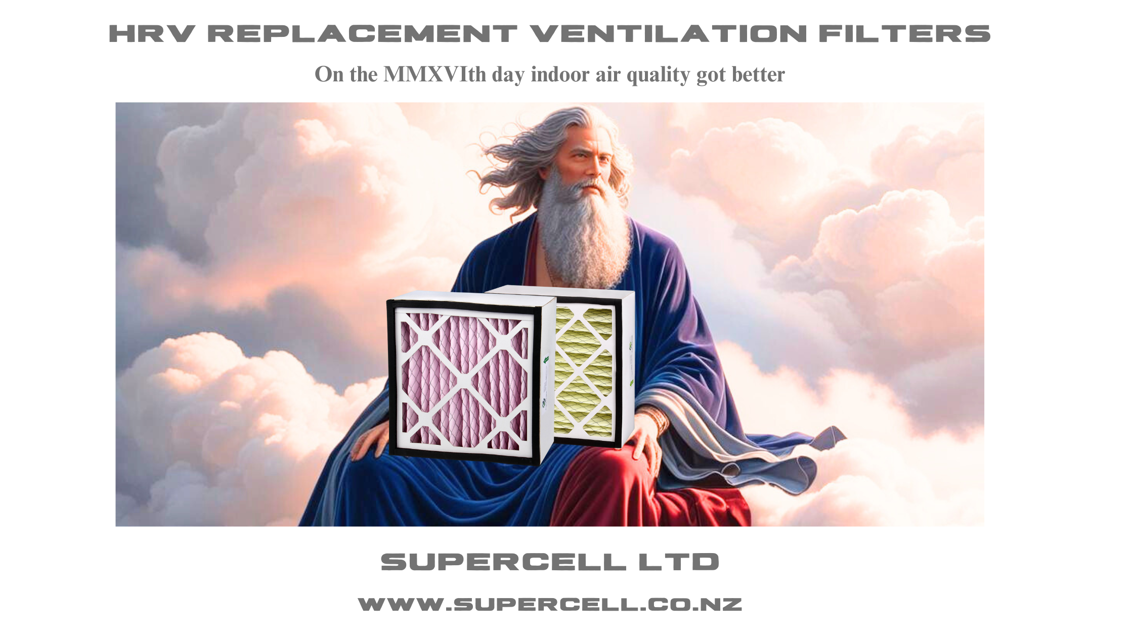 www.supercell.co.nz best choice for HRV ventilation filters from $57