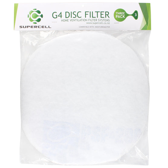 Ventilation Filter Moisture Master Compatible Supercell G4 Ventilation Filter Disc 3 pack - supercellnz