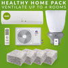 Healthy Home Pack: 3.4kW GREE Heat Pump, R 3.2 Realwool & Supervent 108m² - supercellnz