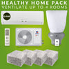 Healthy Home Pack: 8.5kw GREE Heat Pump, R 3.2 Realwool & Supervent 108m² - supercellnz