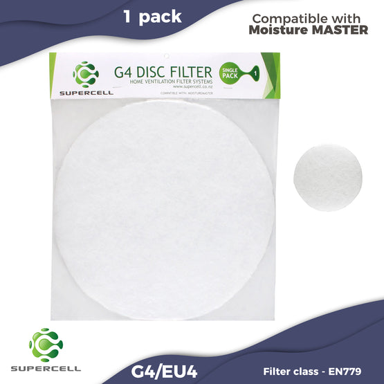Moisture Master Compatible Supercell G4 Ventilation Disc filter - supercellnz