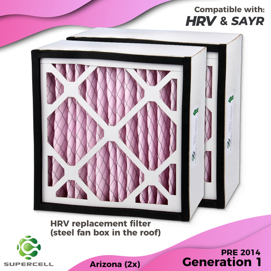 HRV FILTER x 2 Gen 1 Pre 2014 - supercellnz