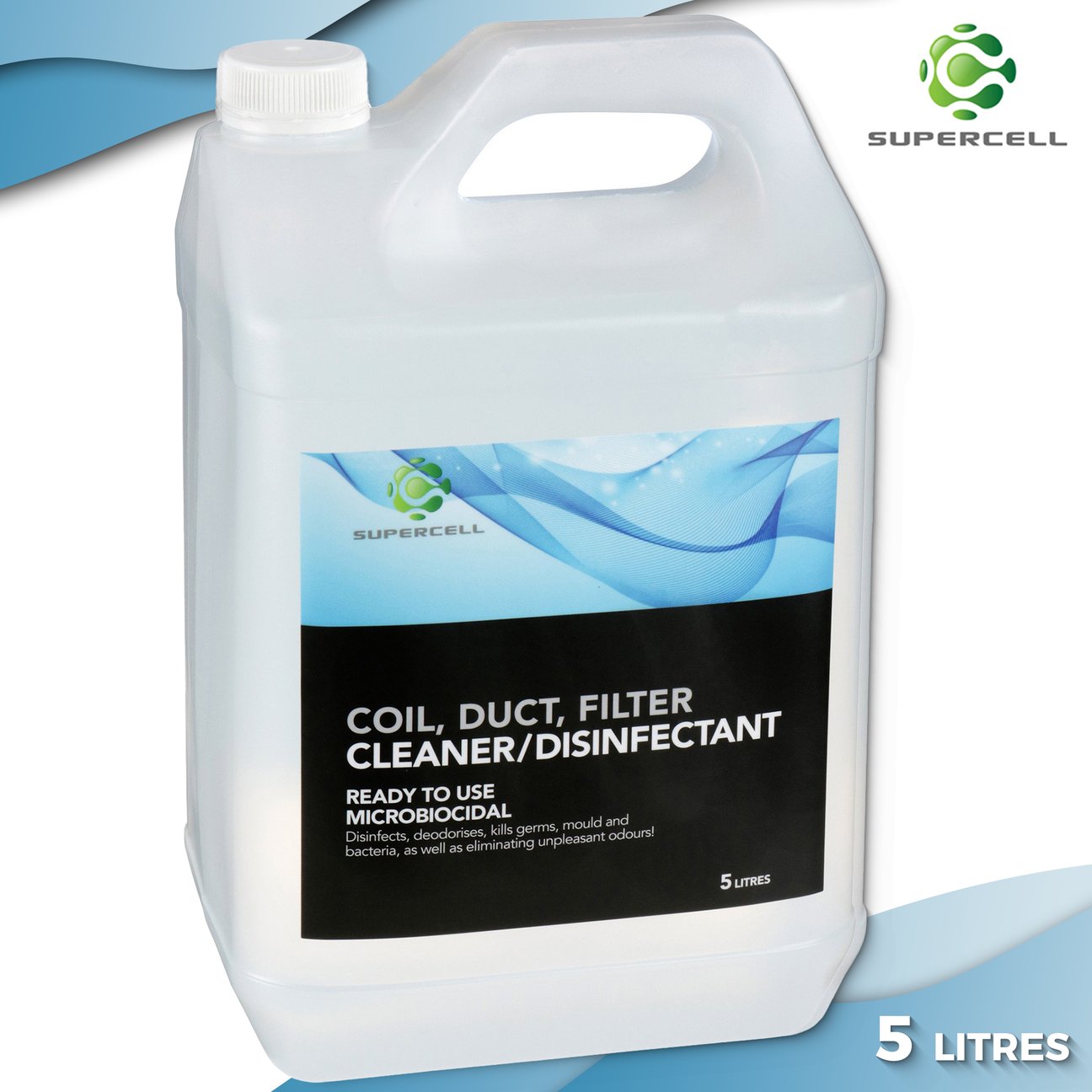 Supercell Coil Duct & Filter Disinfectant Cleaner 5L - supercellnz