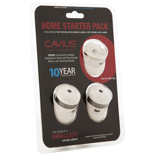 Cavius™ Home Starter Pack (smoke & Thermal Alarm Pack) - supercellnz